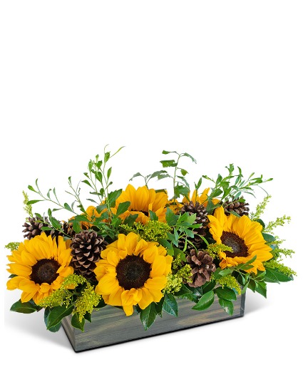 Rustic Autumn Fields Flower Arrangement