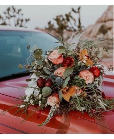 Rustic Bohemian Bridal Bouquet in Flagstaff, AZ | Floral Arts of Flagstaff
