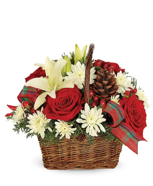 Rustic Christmas Basket 