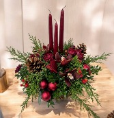 Rustic Christmas Centerpiece HOLIDAY CENTERPIECE