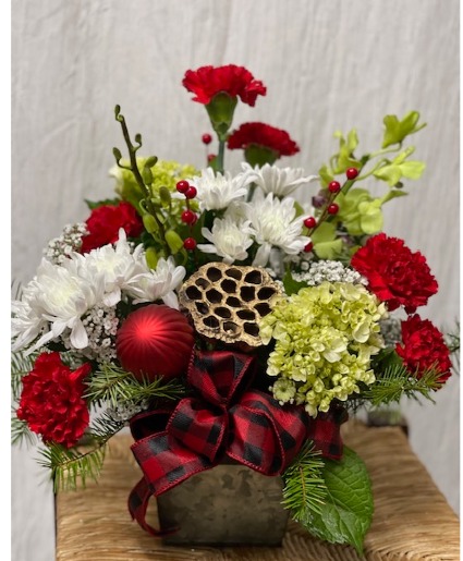 Rustic Christmas Christmas arrangement 