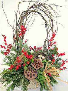 Rustic Christmas Floral Design