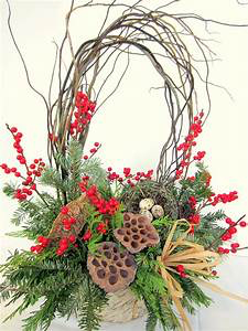 Rustic Christmas Floral Design in Monument, CO | Enchanted Florist