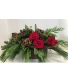 Rustic Christmas Rose Centerpiece – Evergreen Holi 