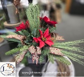 Rustic Christmas Silk Arrangement 