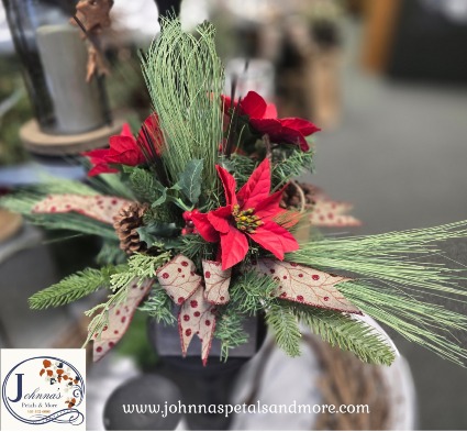 Rustic Christmas Silk Arrangement 