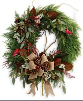 Rustic Christmas Wreath Description
