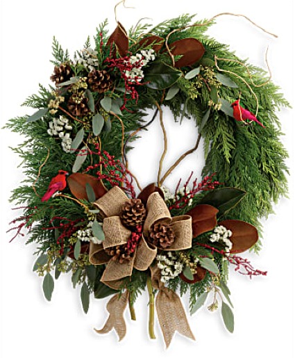 Rustic Christmas Wreath Description
