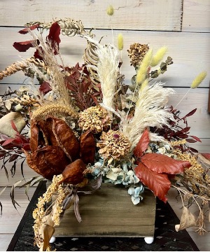 Rustic Dried Flower Arrangement  