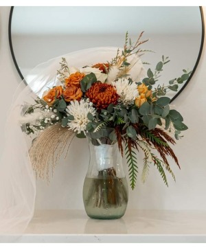rustic elegance bride bouquet