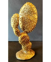 Rustic Elegance Prickly Pear Statue Gift Item