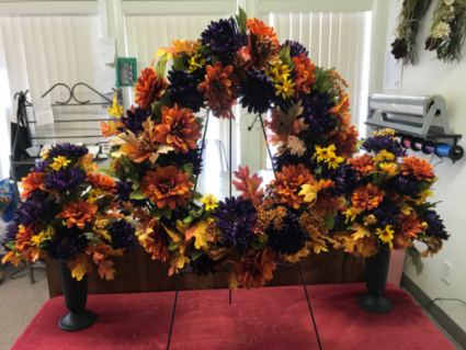 Cemetery Memorial Wreath Display Columbus Florist