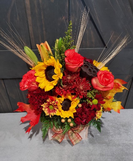 Rustic Fall Cube