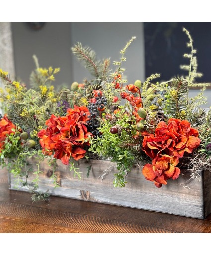 Rustic Fall Florals Centerpiece 