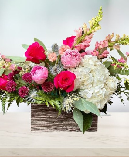 Rustic Farm Bloom Box Floral Bouquet Same Day Delivery
