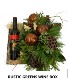 Rustic Greens Wine Box Basket