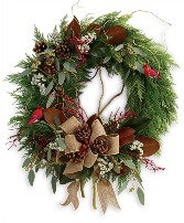 Rustic Holiday Wreath 