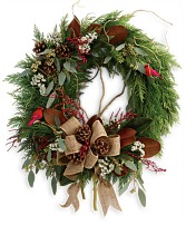 Rustic Holiday Wreath Fresh made designers choice