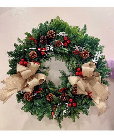 Rustic Holiday Wreath (Limited)  in Winnipeg, MB | CHARLESWOOD FLORISTS