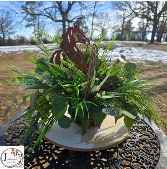 Rustic Horse Themed Silk Arrangement  