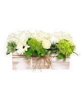 Rustic Hydrangea Flower Arrangement