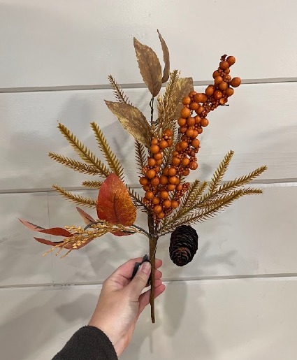 Rustic Pine fall silk stem