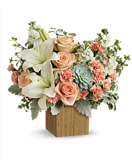 rustic pink succulent 