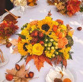 Rustic Radiance Centerpiece 