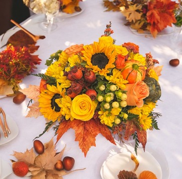 Rustic Radiance Centerpiece  in Apopka, FL | APOPKA FLORIST