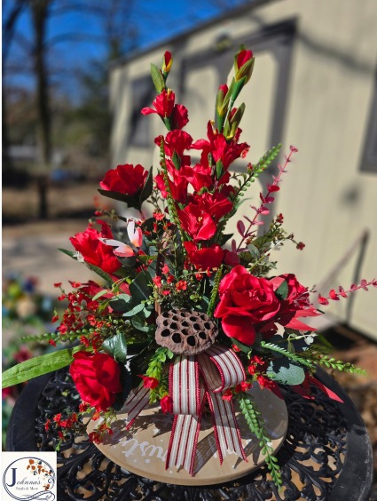 Rustic Red Silk Arrangement  