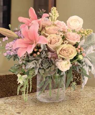 Rustic Revival Lifestyle Arrangement in Laguna Niguel, CA | Reher's Fine Florals And Gifts