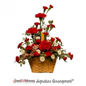 Rustic Romance Basket of Flowers