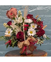 Rustic Romance Fresh Flowers in Augusta, Kentucky | AMY'S BLUE DAISY