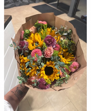 Rustic Sunflower Mix Bouquet Just Because in Whittier, CA | AZ Whittier Florist Rustic Sunflower Mix Bouquet Just Because in Whittier, CA | AZ Whittier Florist
