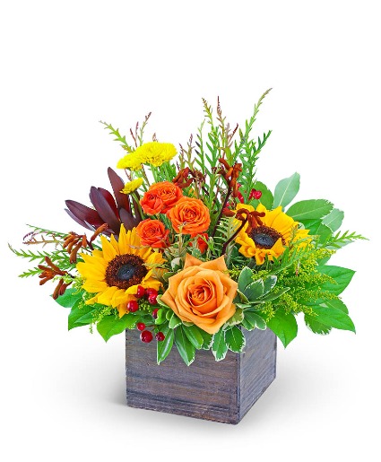 Rustic Tuscany Flower Arrangement