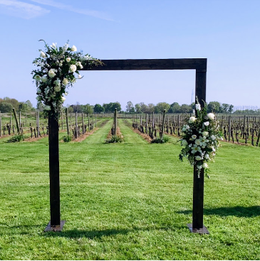 Rustic Walnut Arch Rental Arch in Westport, MA | AMBER ROSE FLORAL DESIGN Rustic Walnut Arch Rental Arch in Westport, MA | AMBER ROSE FLORAL DESIGN