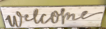 Rustic Welcome Sign  in Sonora, CA | SONORA FLORIST AND GIFTS