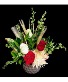 Rustic Wheat Accent with Mix Floral