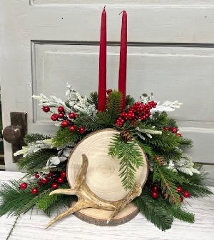 Rustic Woodland Centerpiece 