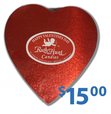 Ruth Hunt Candies Heart Large Candy