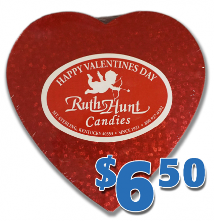 Ruth Hunt Candies Heart Small Candy