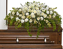 TRANQUILITY CASKET SPRAY Funeral Flowers
