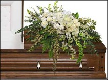 GARDEN ELEGANCE CASKET SPRAY Funeral Flowers