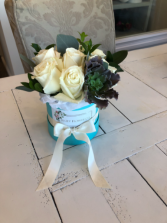 Tiffany Blue Flower Box Roses