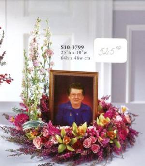 S10-3799 Fare Thee Well Table Wreath Cremation & Memorial (frame not included)