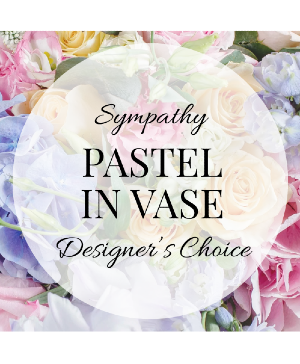 S100 - Designer's Choice Pastel in Vase Arrangement
