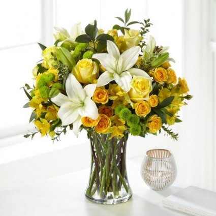 S5294 Hope & Serenity Bouquet Vase Arrangement