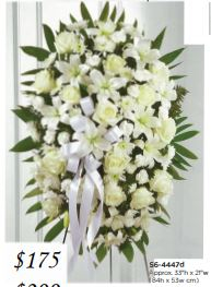 S6-4447 Exquisite Tribute  Spray Easel