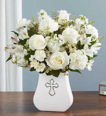 Sacred Blessings All White sympathy arrangements