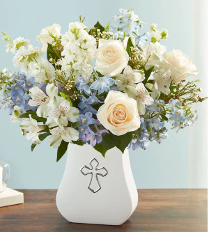 Sacred Blessings Blue & White 
